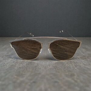 Stylish Gold and Brown Sunglasses